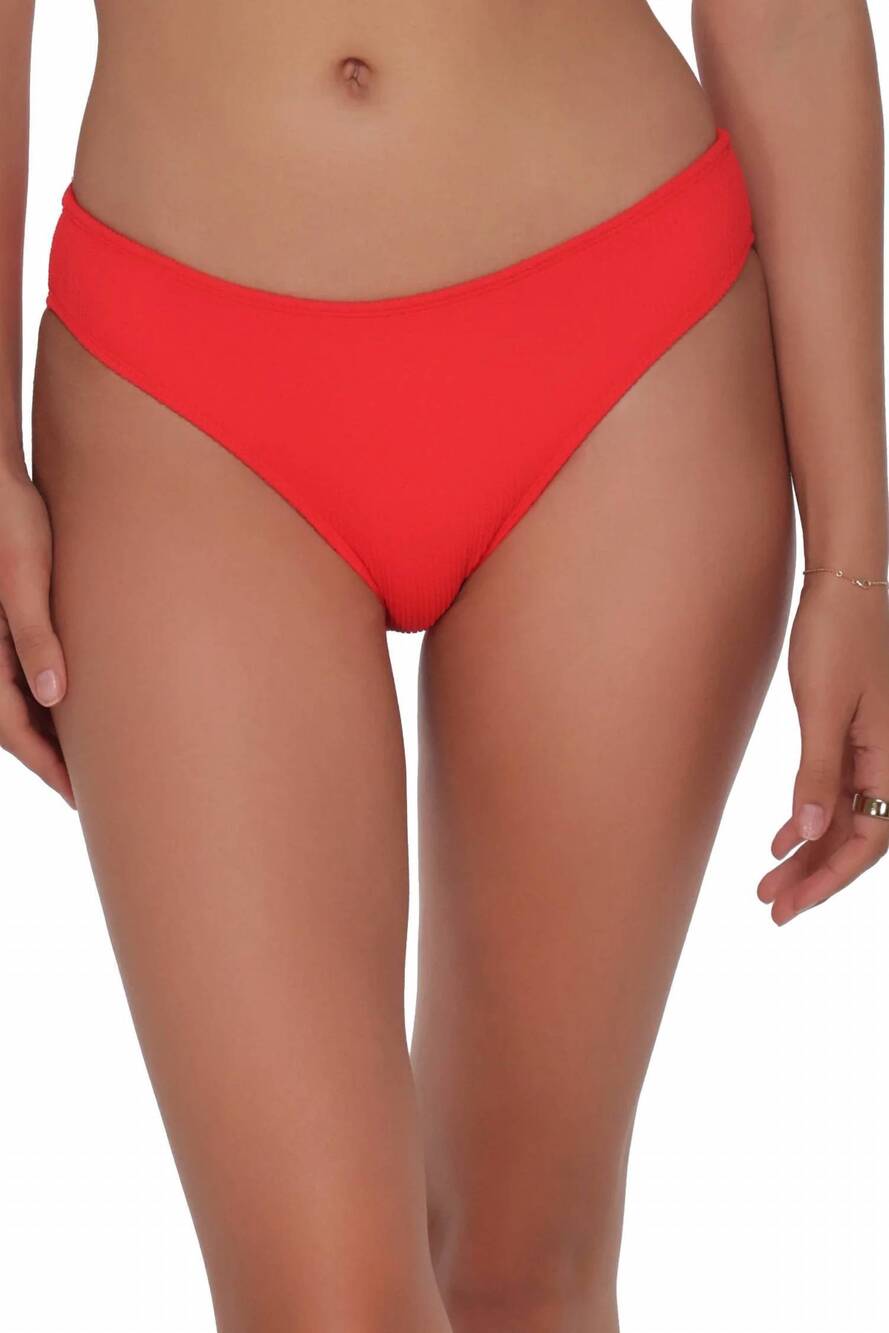 NEW SUNSETS INC. penny hipster bottom in red hot